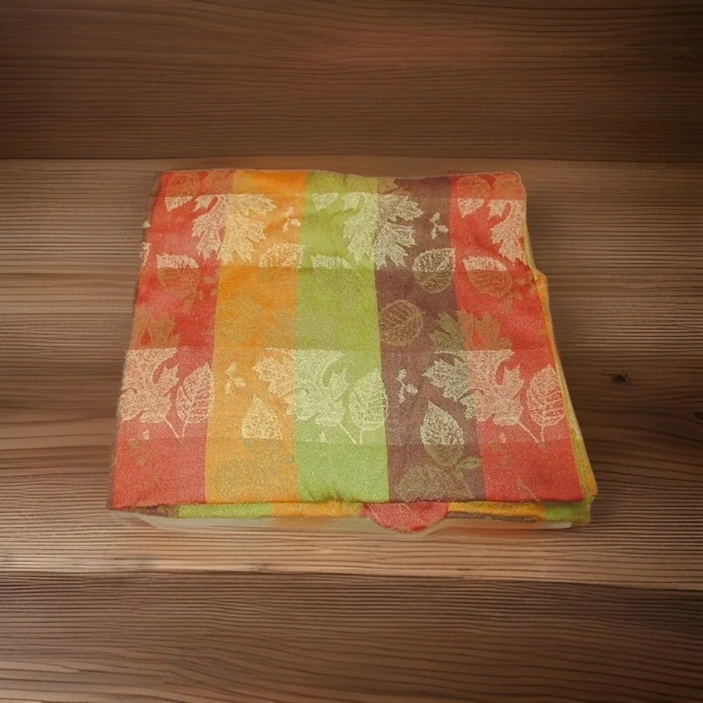 Jacquard Patchwork Fabric Tablecloth Oval 60
